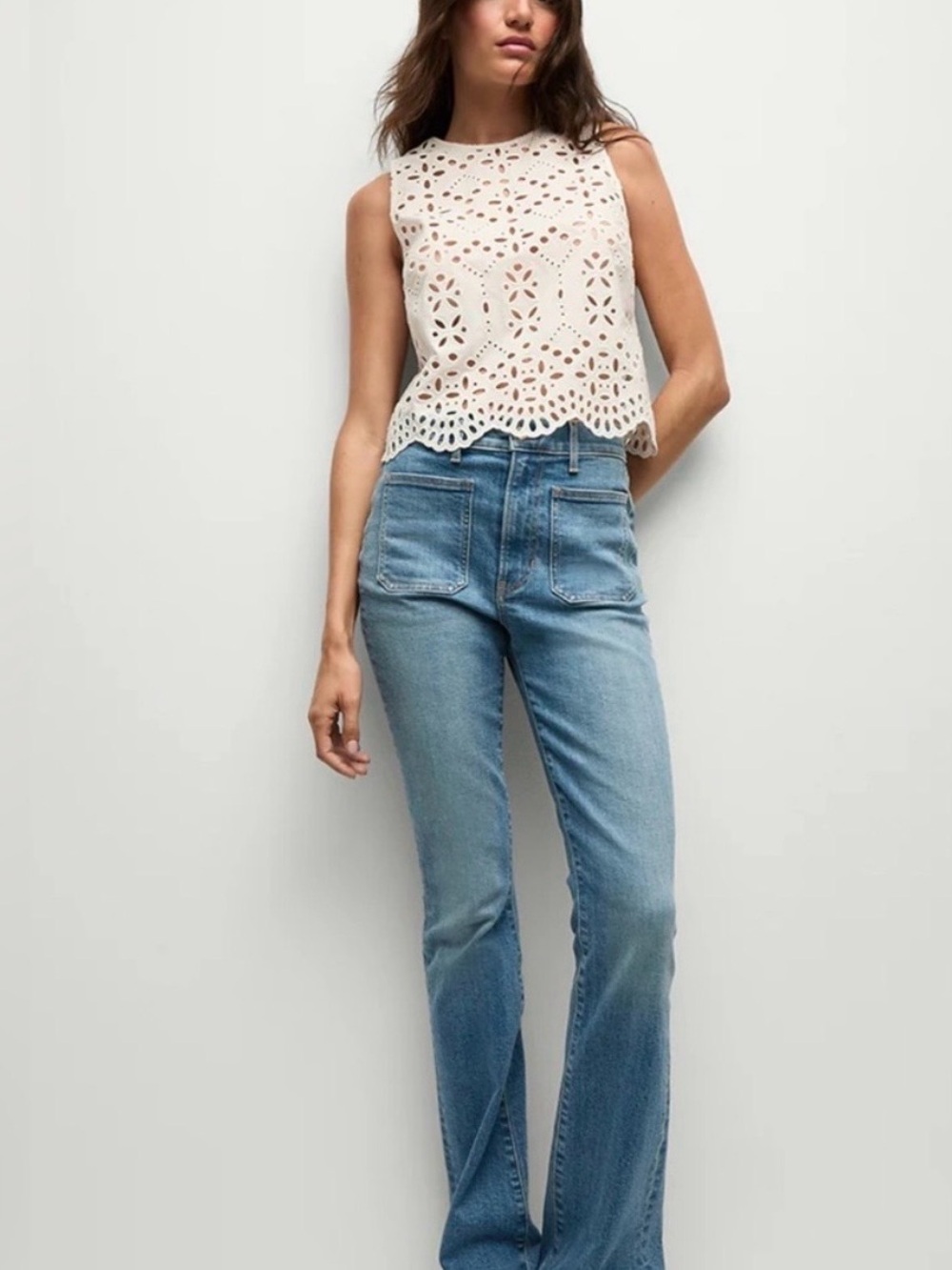 Veronica Beard Beverly High Rise Skinny Flare Jeans Size 30